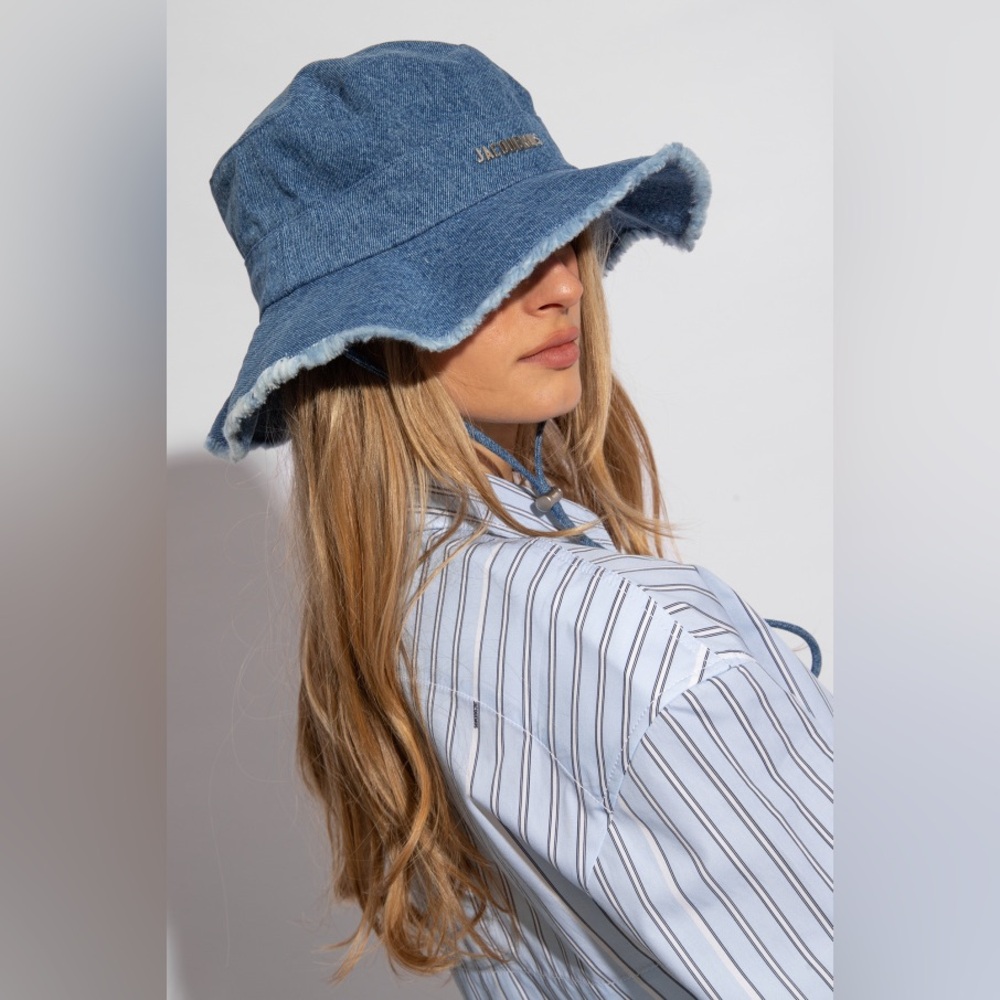 Jacquemus Denim Blue Bucket Hat